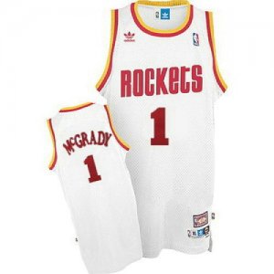 NBA 1 Mcgrady throwback Rockets Maillot blanc